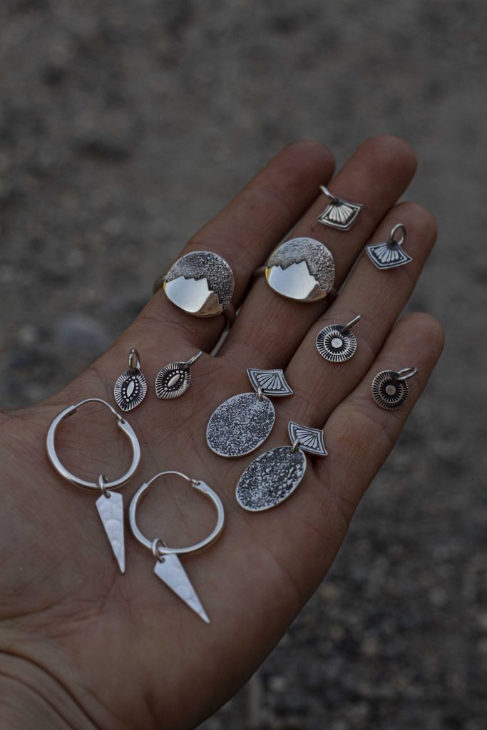 Nao création bagues en argent coquelicot