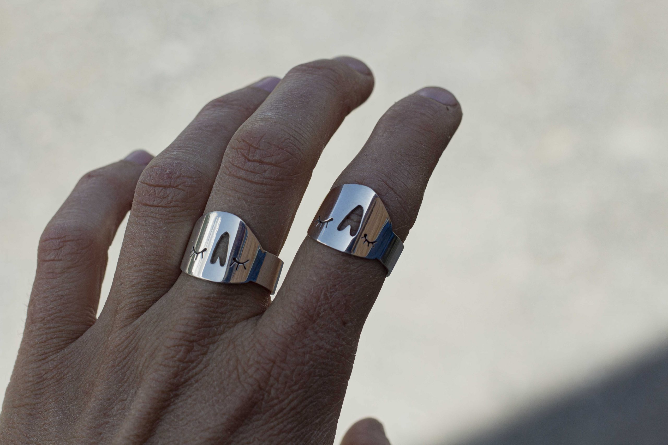 Nao création Créoles en argent