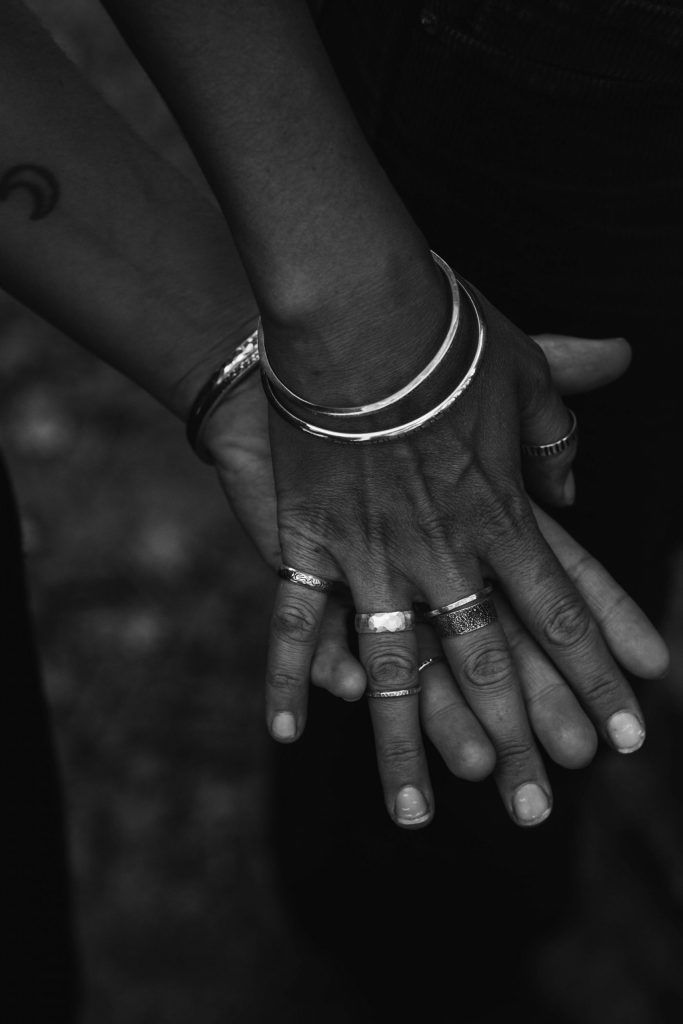 Boucles d'oreilles en argent bonhomme aux yeux fermés