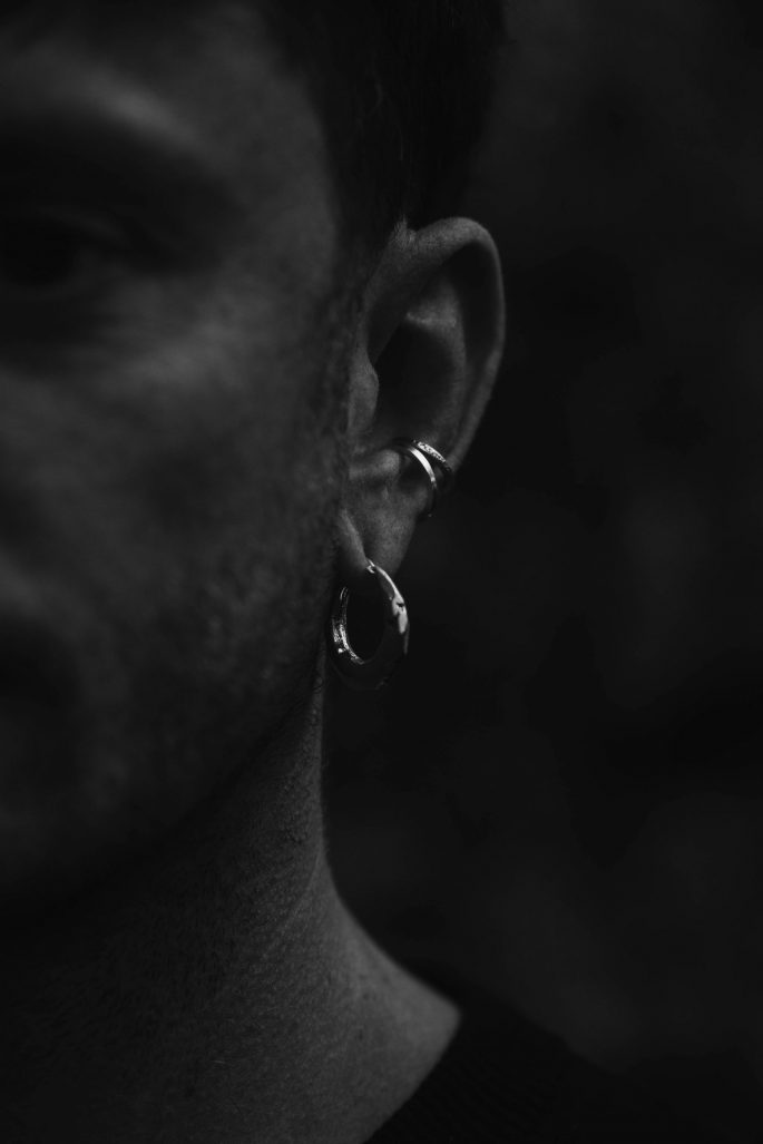 Pendentif en argent et Chrysocolle